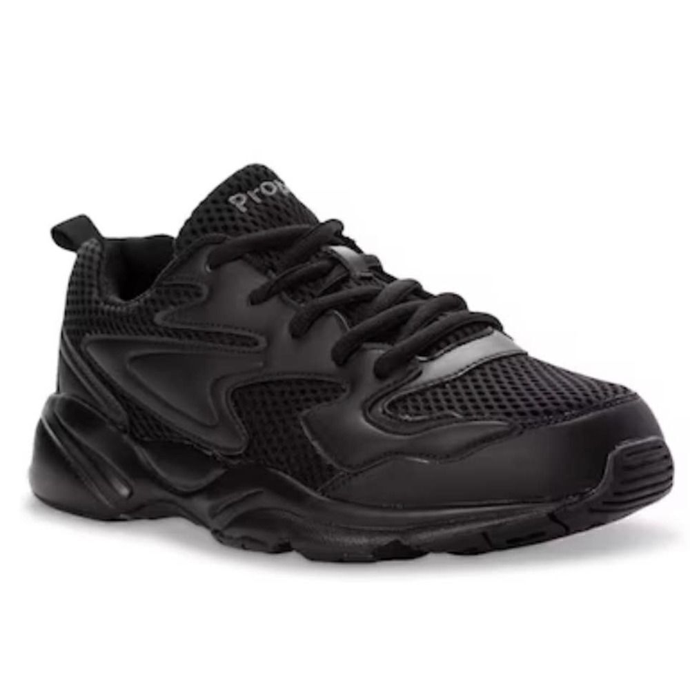 Propet Stability Anthem Walking Sneakers Black Men's Shoe  Size 9